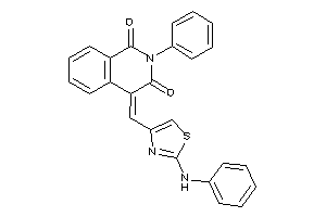 4-[(2-anilinothiazol-4-yl)methylene]-2-phenyl-isoquinoline-1,3-quinone