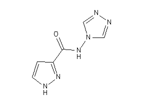N-(1,2,4-triazol-4-yl)-1H-pyrazole-3-carboxamide
