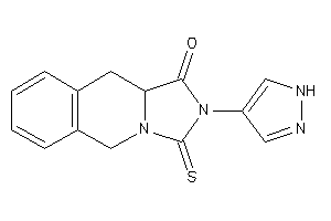 2-(1H-pyrazol-4-yl)-3-thioxo-10,10a-dihydro-5H-imidazo[1,5-b]isoquinolin-1-one