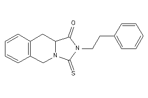 2-phenethyl-3-thioxo-10,10a-dihydro-5H-imidazo[1,5-b]isoquinolin-1-one