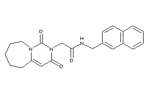 2-(1,3-diketo-6,7,8,9-tetrahydro-5H-pyrimido[1,6-a]azepin-2-yl)-N-(2-naphthylmethyl)acetamide