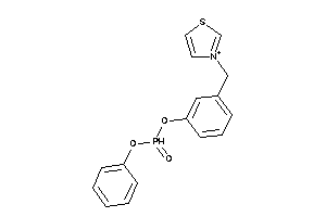 Image of 3-(3-phenoxyphosphonoyloxybenzyl)thiazol-3-ium