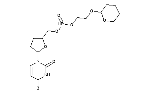 Image of 1-[5-(2-tetrahydropyran-2-yloxyethoxyphosphonoyloxymethyl)tetrahydrofuran-2-yl]pyrimidine-2,4-quinone