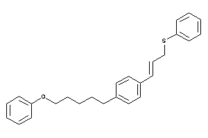 Image of 1-(5-phenoxypentyl)-4-[3-(phenylthio)prop-1-enyl]benzene