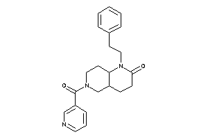 Image of 6-nicotinoyl-1-phenethyl-4,4a,5,7,8,8a-hexahydro-3H-1,6-naphthyridin-2-one