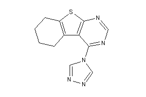 4-(1,2,4-triazol-4-yl)-5,6,7,8-tetrahydrobenzothiopheno[2,3-d]pyrimidine