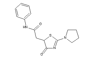 2-(4-keto-2-pyrrolidino-2-thiazolin-5-yl)-N-phenyl-acetamide