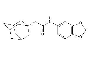 2-(1-adamantyl)-N-(1,3-benzodioxol-5-yl)acetamide