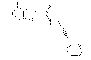 N-(3-phenylprop-2-ynyl)-1H-thieno[2,3-c]pyrazole-5-carboxamide