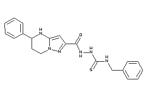 1-benzyl-3-[(5-phenyl-4,5,6,7-tetrahydropyrazolo[1,5-a]pyrimidine-2-carbonyl)amino]thiourea