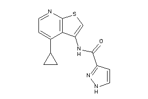 N-(4-cyclopropylthieno[2,3-b]pyridin-3-yl)-1H-pyrazole-3-carboxamide