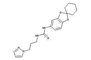 1-(3-pyrazol-1-ylpropyl)-3-spiro[1,3-benzodioxole-2,1'-cyclohexane]-5-yl-urea