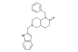 Image of 1-benzyl-6-(1H-indol-2-ylmethyl)-4,4a,5,7,8,8a-hexahydro-3H-1,6-naphthyridin-2-one