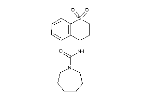 N-(1,1-diketo-3,4-dihydro-2H-thiochromen-4-yl)azepane-1-carboxamide