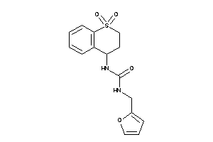 Image of 1-(1,1-diketo-3,4-dihydro-2H-thiochromen-4-yl)-3-(2-furfuryl)urea