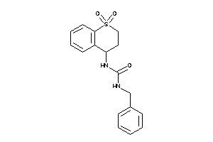 1-benzyl-3-(1,1-diketo-3,4-dihydro-2H-thiochromen-4-yl)urea