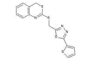 2-[(4H-3,1-benzothiazin-2-ylthio)methyl]-5-(2-thienyl)-1,3,4-oxadiazole