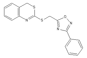 5-[(4H-3,1-benzothiazin-2-ylthio)methyl]-3-phenyl-1,2,4-oxadiazole