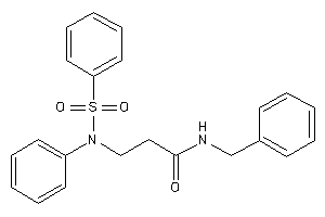 Image of N-benzyl-3-(N-besylanilino)propionamide
