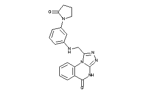 Image of 1-[[3-(2-ketopyrrolidino)anilino]methyl]-4H-[1,2,4]triazolo[4,3-a]quinazolin-5-one