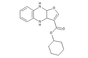 3a,4,9,9a-tetrahydrofuro[2,3-b]quinoxaline-3-carboxylic Acid Cyclohexyl Ester