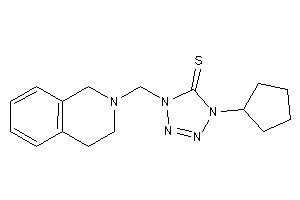 1-cyclopentyl-4-(3,4-dihydro-1H-isoquinolin-2-ylmethyl)tetrazole-5-thione