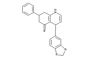 Image of 4-(1,3-benzodioxol-5-yl)-7-phenyl-4,6,7,8-tetrahydro-1H-quinolin-5-one