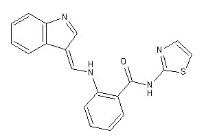 2-(indol-3-ylidenemethylamino)-N-thiazol-2-yl-benzamide