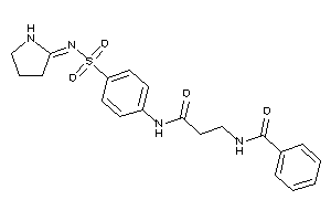 Image of N-[3-keto-3-[4-(pyrrolidin-2-ylideneamino)sulfonylanilino]propyl]benzamide