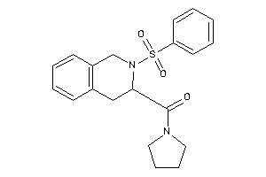 (2-besyl-3,4-dihydro-1H-isoquinolin-3-yl)-pyrrolidino-methanone