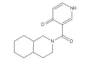 3-(3,4,4a,5,6,7,8,8a-octahydro-1H-isoquinoline-2-carbonyl)-4-pyridone