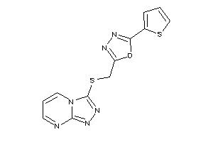 2-(2-thienyl)-5-[([1,2,4]triazolo[4,3-a]pyrimidin-3-ylthio)methyl]-1,3,4-oxadiazole