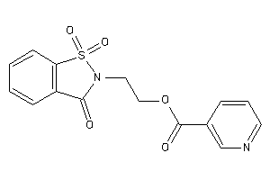 Image of Nicotin 2-(1,1,3-triketo-1,2-benzothiazol-2-yl)ethyl Ester