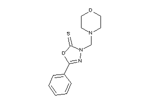 3-(morpholinomethyl)-5-phenyl-1,3,4-oxadiazole-2-thione