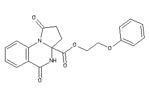 1,5-diketo-3,4-dihydro-2H-pyrrolo[1,2-a]quinazoline-3a-carboxylic Acid 2-phenoxyethyl Ester