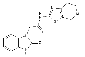 2-(2-keto-3H-benzimidazol-1-yl)-N-(4,5,6,7-tetrahydrothiazolo[5,4-c]pyridin-2-yl)acetamide