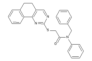N-benzyl-2-(5,6-dihydrobenzo[h]quinazolin-2-ylthio)-N-phenyl-acetamide