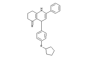 4-[4-(cyclopentoxy)phenyl]-2-phenyl-4,6,7,8-tetrahydro-1H-quinolin-5-one