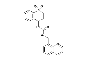 1-(1,1-diketo-3,4-dihydro-2H-thiochromen-4-yl)-3-(8-quinolylmethyl)urea