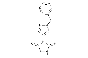 3-(1-benzylpyrazol-4-yl)-2-thioxo-4-imidazolidinone