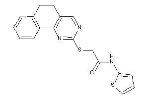 2-(5,6-dihydrobenzo[h]quinazolin-2-ylthio)-N-(2-thienyl)acetamide