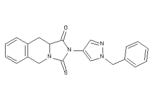 2-(1-benzylpyrazol-4-yl)-3-thioxo-10,10a-dihydro-5H-imidazo[1,5-b]isoquinolin-1-one