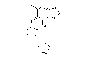 Image of 5-imino-6-[(5-phenyl-2-furyl)methylene]-[1,3,4]thiadiazolo[3,2-a]pyrimidin-7-one