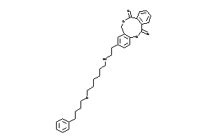 Image of 2-[2-[6-(4-phenylbutoxy)hexylamino]ethyl]-13H-benzo[d][2,6]benzodioxonine-6,11-quinone