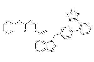 3-[4-[2-(1H-tetrazol-5-yl)phenyl]benzyl]benzimidazole-4-carboxylic Acid Cyclohexoxycarbonyloxymethyl Ester
