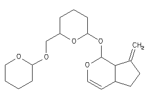 7-methylene-1-[6-(tetrahydropyran-2-yloxymethyl)tetrahydropyran-2-yl]oxy-4a,5,6,7a-tetrahydro-1H-cyclopenta[c]pyran