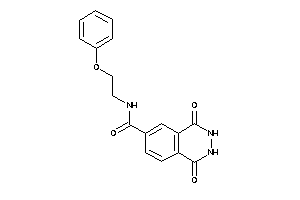 1,4-diketo-N-(2-phenoxyethyl)-2,3-dihydrophthalazine-6-carboxamide