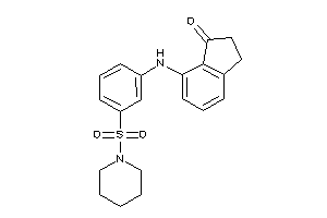 7-(3-piperidinosulfonylanilino)indan-1-one