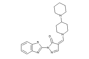 2-(1,3-benzothiazol-2-yl)-4-[(4-piperidinopiperidino)methylene]-2-pyrazolin-3-one