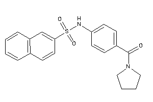 Image of N-[4-(pyrrolidine-1-carbonyl)phenyl]naphthalene-2-sulfonamide